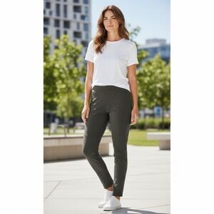 RLX Ralph Lauren Women's 8 Slim Ponte Knit Performance Pant Brown